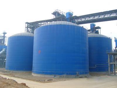 元宝水泥钢板库改造