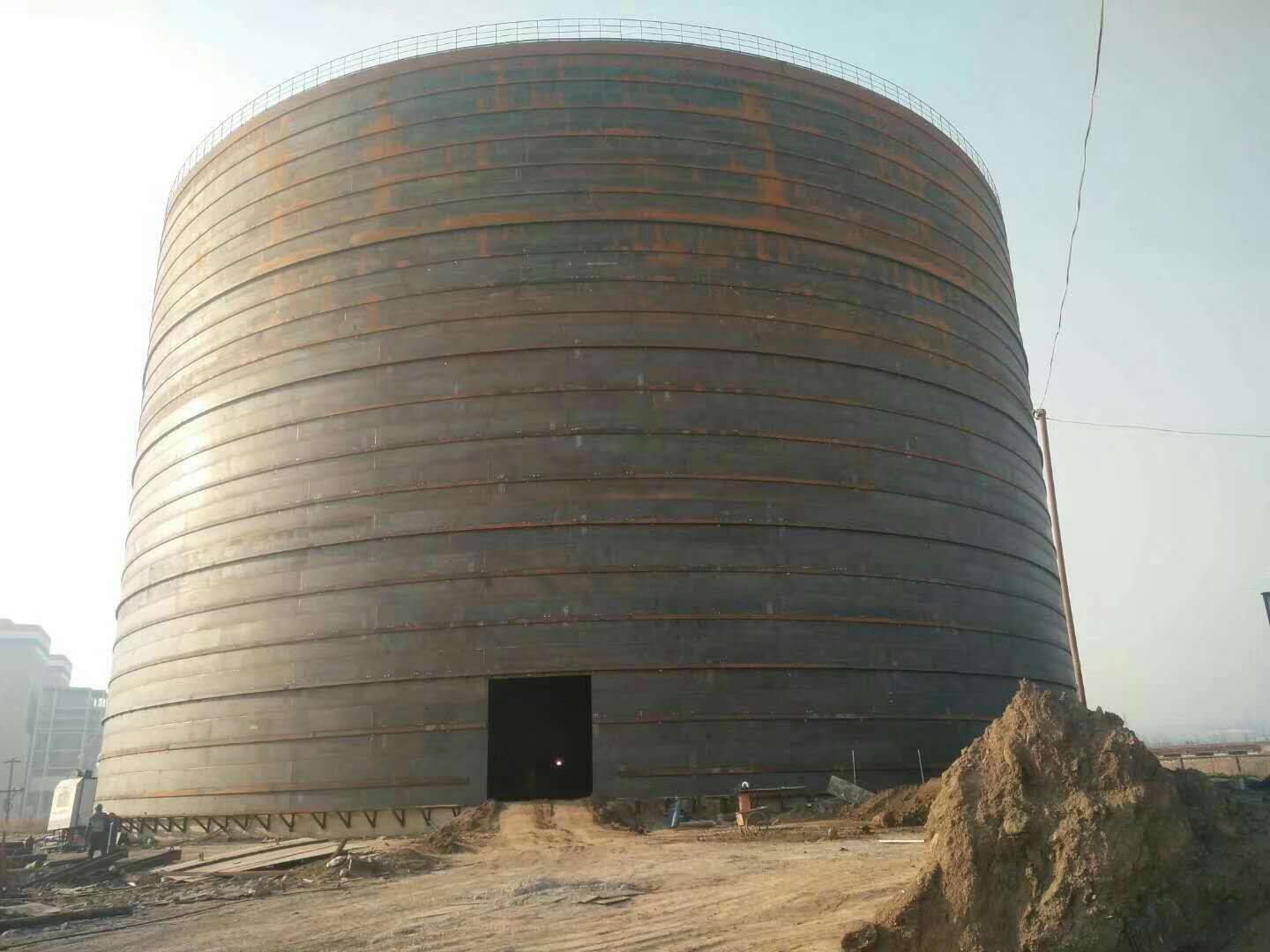 元宝承建大型钢板库的好处及原理